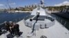 Російський військовий корабель у бухті Севастополя, липень 2016 року