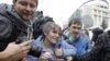 Екатерина Самуцевич после освобождения из зала суда