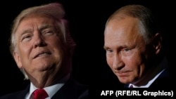 Дональд Трамп (л) і Володимир Путін 28 січня провели телефонні переговори