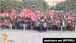 Եռյակի հանրահավաքը Գյումրիում, 8-ը հոկտեմբերի, 2014թ.