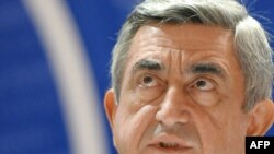Armenian President Serzh Sarkisian 