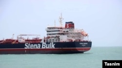 Բրիտանիայի դրոշի ներքո նավարկող Stena Impero լցանավը Բանդար Աբբասի նավահանգստում
