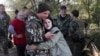 Руски войник и жена му. Снимката е илюстративна