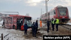 Mesto nesreće, pružni prelaz kod Niša