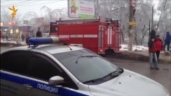 Волгоград. Троллейбус портлаган жой