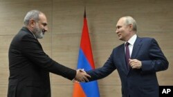 Հայաստանի վարչապետ Նիկոլ Փաշինյան, Ռուսաստանի նախագահ Վլադիմիր Պուտին, արխիվ