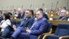 Milorad Dodik (prvi zdesna) i Savo Minić na sjednici Narodne skupštine RS u Banjoj Luci, 2. 9. 2025.