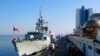 Фрегат королевских военно-морских сил Канады Toronto в порту Одессы. 1 апреля 2019