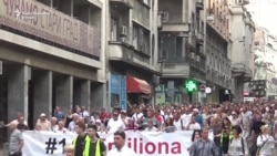 Protest na sedmu godišnjicu od dolaska SNS-a na vlast