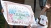 Акция протеста активистов в Киеве против демонстрации российских сериалов по украинскому ТВ, 3 июля 2015 года