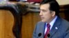Міхеїл Саакашвілі під час виступу перед парламентом Грузії, Тбілісі, 20 липня 2009 р.