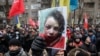 Протесты у здания МВД Киева после нападения на Татьяну Чорновил