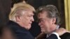Дональд Трамп и главный стратег Белого дома Стив Бэннон 22 января 2017