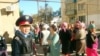 Kazakh police have sealed off and evacuated apartment blocks in the town of Kulsary.