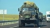 Колона російської військової техніки на трасі «Таврида» в окупованому Криму (ілюстратійне фото)