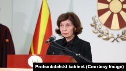 Претседателката на Северна Македонија, Гордана Сиљаноска-Давкова