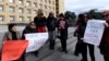 Georgia -- Social workers rally. Tbilisi, 25Mar2019