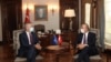 Թուրքիա- ՆԱՏՕ-ի գլխավոր քարտուղար Յենս Ստոլտենբերգը և Թուրքիայի արտաքին գործերի նախարար Մևլութ Չավուշօղլուն, 5 հոկտեմբերի, 2020թ.