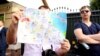 Журналисты у резиденции президента Украины в Межгорье