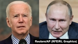 Dozef Bajden (levo) i Vladimir Putin