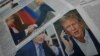 Ruske novine s naslovnicama o telefonskom razgovoru Vladimira Putina i Donalda Trumpa, ilustrativna fotografija iz arhive