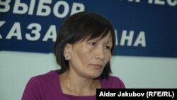 Zoya Narymbaeva, wife of opposition activist Yermek Narymbaev